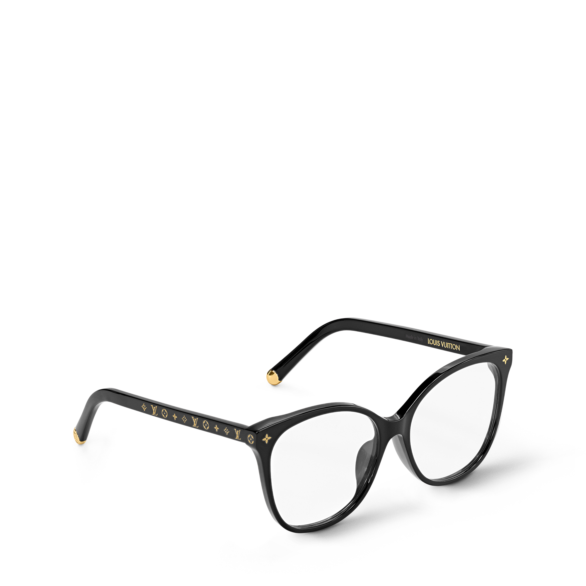 【美品】Louis Vuitton キャットアイメガネ ブラック My Monogram Light Cat Eye Glasses S00 - Accessories | LOUIS